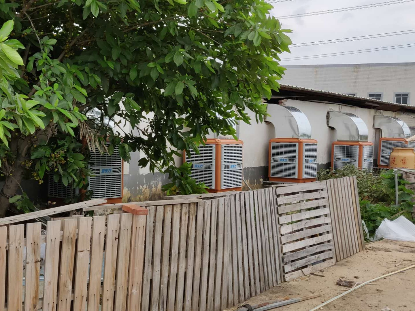 珍珠棉生產車間環(huán)保空調降溫方案